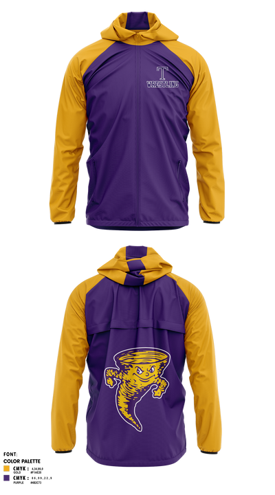 Taylorville Wrestling Club 5122826 Windbreaker - 43