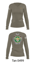 977 MP CO 88106845 Women's Long Sleeve V-neck Shirt - 77