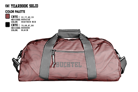 Duffle Bag, Buchtel, Bowling, Teamtime, Team time, sublimation, custom sports apparel, team uniforms, spirit wear, spiritwear, sports uniforms, custom shirts, team store, custom team store, fundraiser sports, apparel fundraiser