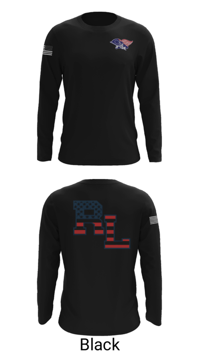 Red Land High School Cheer 22621140 Long Sleeve Performance Shirt - 26