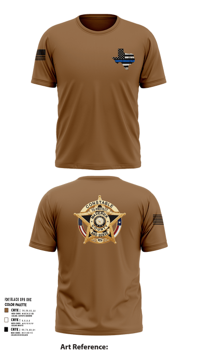 Maverick County Constable PCT 4 23255361 Short Sleeve Performance Shirt - 104