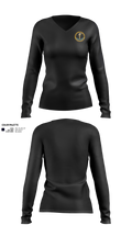 LMPD PEER SUPPORT 60613190 Women's Long Sleeve V-neck Shirt - 5