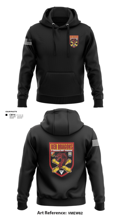 2-306th FAR 32661522 Hoodie - 1
