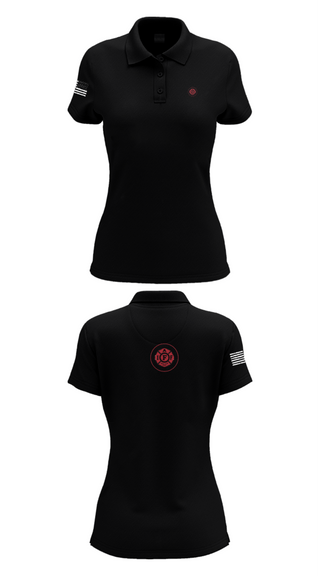 Women's Short Sleeve Performance Polo, Local 5386, Fire Department, Teamtime, Team time, sublimation, custom sports apparel, team uniforms, spirit wear, spiritwear, sports uniforms, custom shirts, team store, custom team store, fundraiser sports, apparel fundraiser