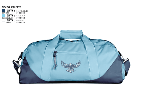 Duffle Bag, North Cobb Christian School Cheer, Cheer, Teamtime, Team time, sublimation, custom sports apparel, team uniforms, spirit wear, spiritwear, sports uniforms, custom shirts, team store, custom team store, fundraiser sports, apparel fundraiser