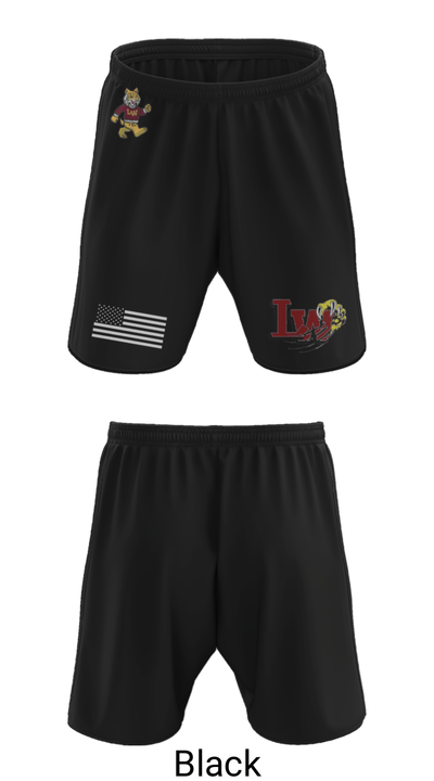 Lowpoint-Washburn Junior High School Softball 9151632 Athletic Shorts With Pockets - 8