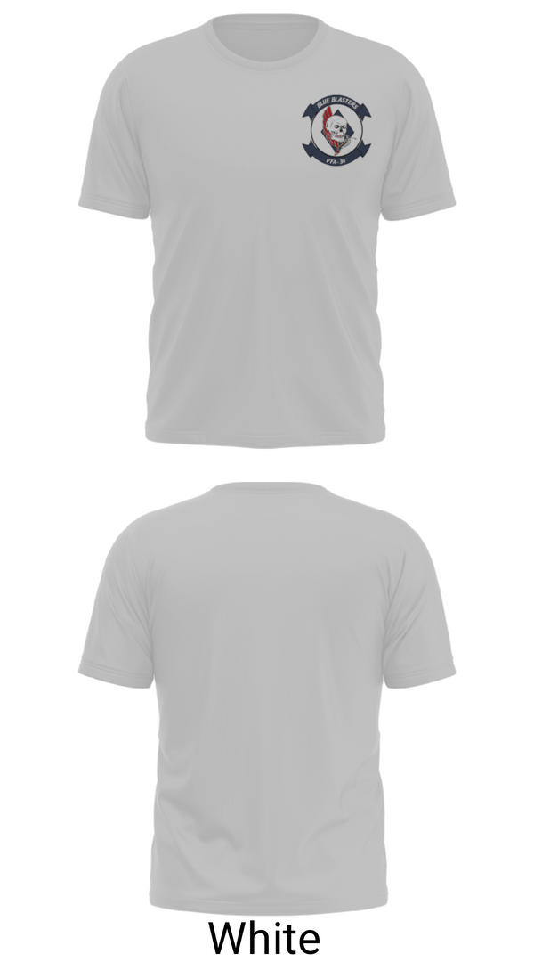 Old School Cotton Feel Shirt, VFA34, Navy, Teamtime, Team time, sublimation, custom sports apparel, team uniforms, spirit wear, spiritwear, sports uniforms, custom shirts, team store, custom team store, fundraiser sports, apparel fundraiser