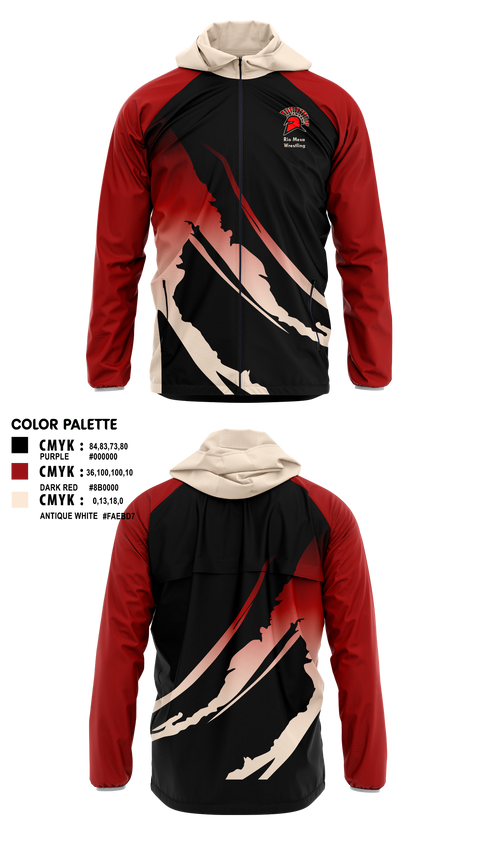Windbreaker, Rio Mesa, Wrestling, Teamtime, Team time, sublimation, custom sports apparel, team uniforms, spirit wear, spiritwear, sports uniforms, custom shirts, team store, custom team store, fundraiser sports, apparel fundraiser