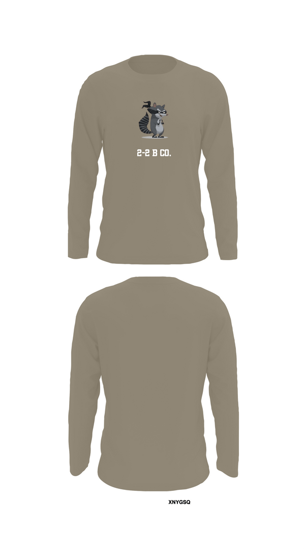 Long Sleeve Performance Shirt, 2-2 B Co., Army, Teamtime, Team time, sublimation, custom sports apparel, team uniforms, spirit wear, spiritwear, sports uniforms, custom shirts, team store, custom team store, fundraiser sports, apparel fundraiser