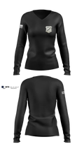 Swampscott Police 55581807 Women's Long Sleeve V-neck Shirt - 5