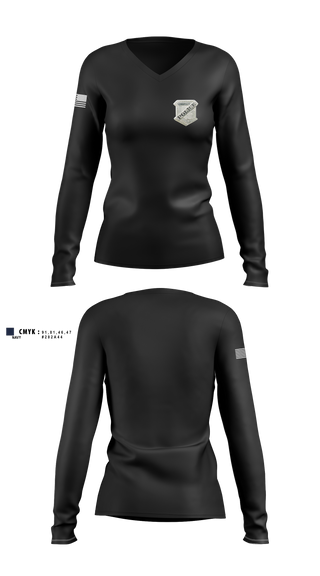 Womens Long Sleeve Vneck Shirt, Swampscott Police, Police, Teamtime, Team time, sublimation, custom sports apparel, team uniforms, spirit wear, spiritwear, sports uniforms, custom shirts, team store, custom team store, fundraiser sports, apparel fundraiser