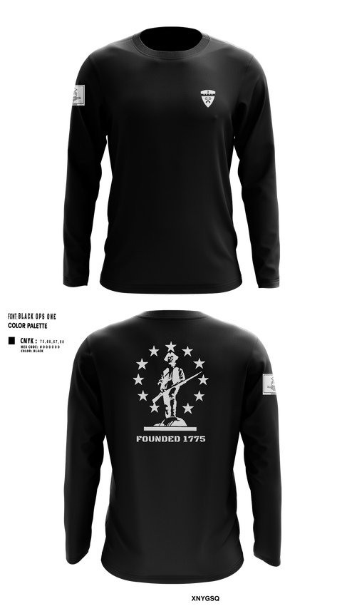 Long Sleeve Performance Shirt, 2nd Company Governor's Foot Guard, , Teamtime, Team time, sublimation, custom sports apparel, team uniforms, spirit wear, spiritwear, sports uniforms, custom shirts, team store, custom team store, fundraiser sports, apparel fundraiser