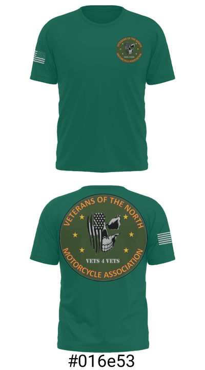 Veterans of the North 96790604 Short Sleeve Performance Shirt - 19