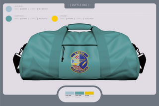 Duffle Bag, 23 STS, Air Force, Teamtime, Team time, sublimation, custom sports apparel, team uniforms, spirit wear, spiritwear, sports uniforms, custom shirts, team store, custom team store, fundraiser sports, apparel fundraiser