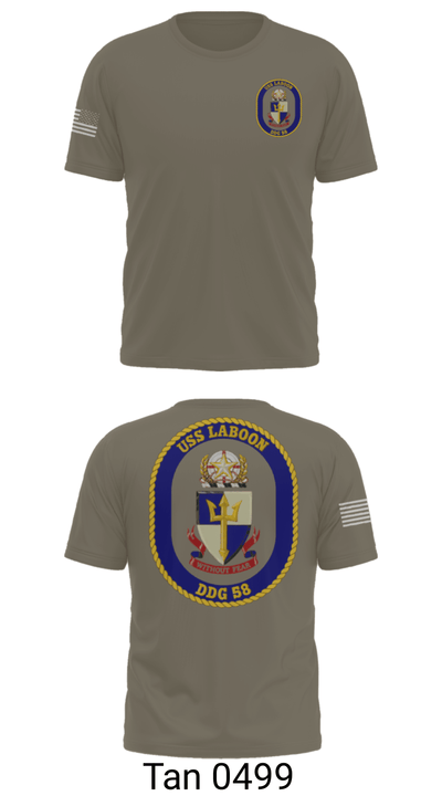 USS LABOON - DDG 58 14402394 Old School Cotton Feel Shirt - 67