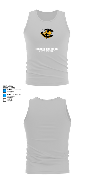 Coolidge High School Cross Country 37076314 Tank Top - 13