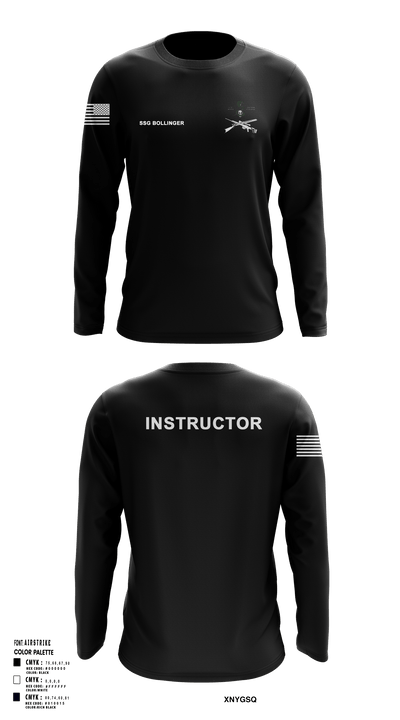 Sniper school 77093846 Long Sleeve Performance Shirt - 121