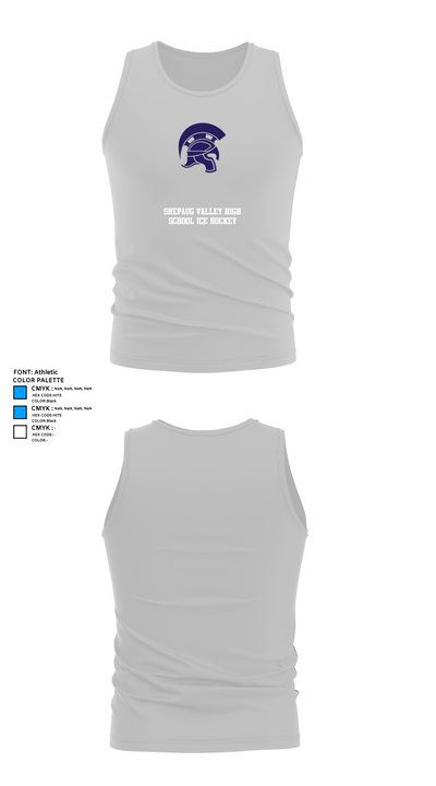 Shepaug Valley High School Ice Hockey 43767452 Tank Top - 13