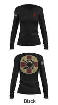 US MEDDAC 46009212 Women's Long Sleeve V-neck Shirt - 37