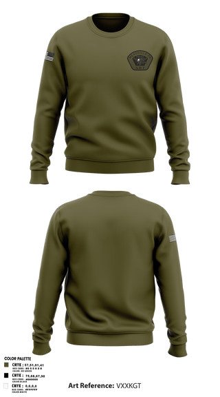 Crew Neck Sweatshirt, Meadville SRT, Police, Teamtime, Team time, sublimation, custom sports apparel, team uniforms, spirit wear, spiritwear, sports uniforms, custom shirts, team store, custom team store, fundraiser sports, apparel fundraiser