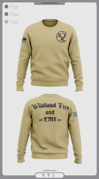 Crew Neck Sweatshirt, Knight Fire, , Teamtime, Team time, sublimation, custom sports apparel, team uniforms, spirit wear, spiritwear, sports uniforms, custom shirts, team store, custom team store, fundraiser sports, apparel fundraiser
