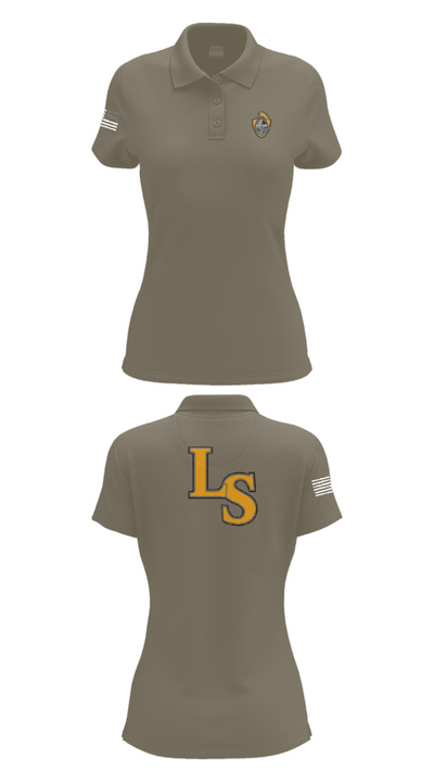 Lutheran High School South Cross Country 50596154 Women's Short Sleeve Performance Polo  - 34