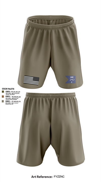 C Co 1-125th IN 33854609 Athletic Shorts With Pockets - 3