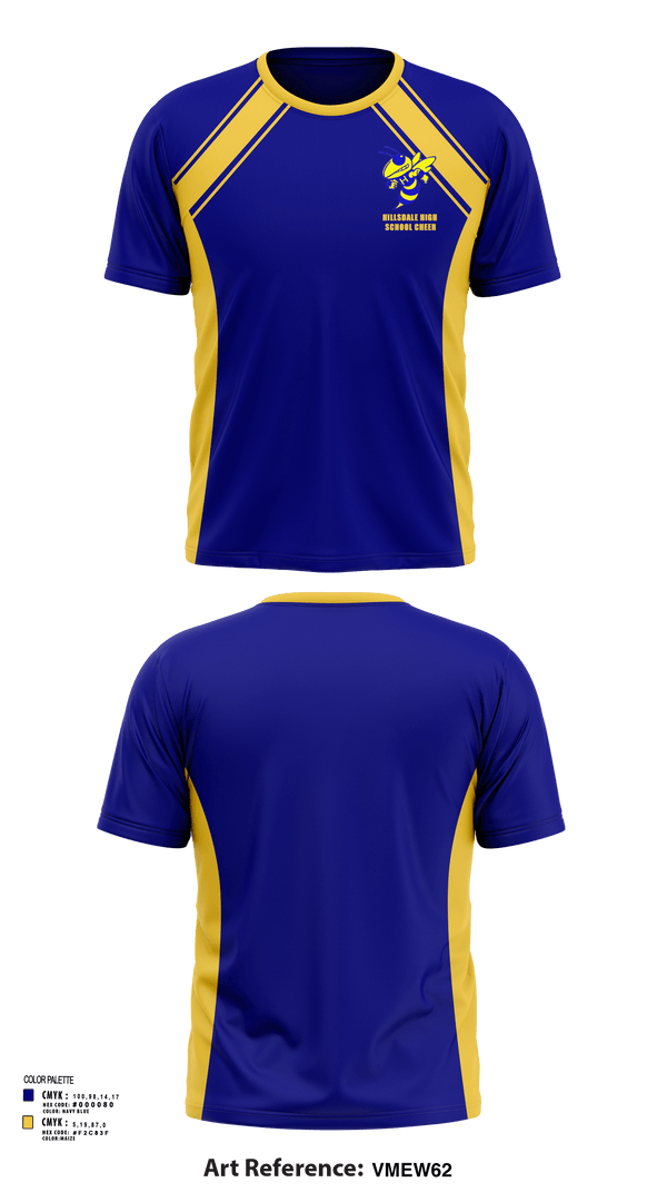 Short Sleeve Performance Shirt, Hillsdale High School Cheer, Cheer, Teamtime, Team time, sublimation, custom sports apparel, team uniforms, spirit wear, spiritwear, sports uniforms, custom shirts, team store, custom team store, fundraiser sports, apparel fundraiser