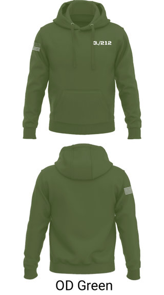 Hoodie, 3./212, Army, Teamtime, Team time, sublimation, custom sports apparel, team uniforms, spirit wear, spiritwear, sports uniforms, custom shirts, team store, custom team store, fundraiser sports, apparel fundraiser