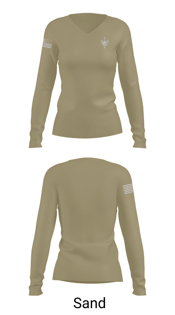 Womens Long Sleeve Vneck Shirt, LCCRSRT, , Teamtime, Team time, sublimation, custom sports apparel, team uniforms, spirit wear, spiritwear, sports uniforms, custom shirts, team store, custom team store, fundraiser sports, apparel fundraiser