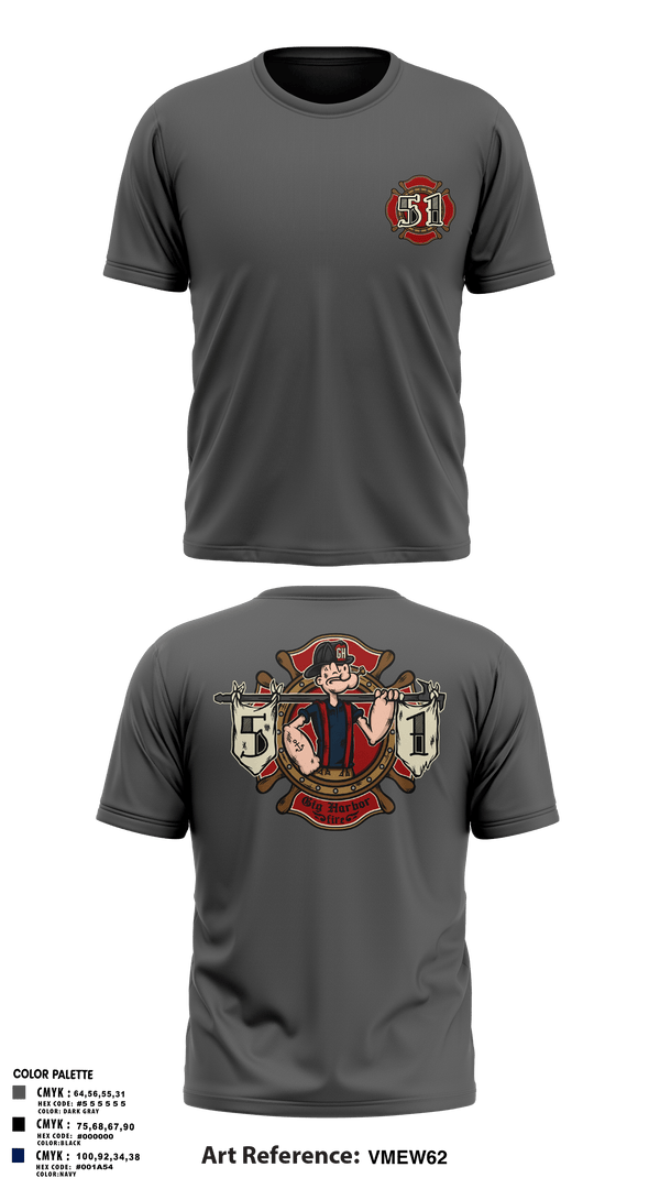 Old School Cotton Feel Shirt, Station 51, Fire Department, Teamtime, Team time, sublimation, custom sports apparel, team uniforms, spirit wear, spiritwear, sports uniforms, custom shirts, team store, custom team store, fundraiser sports, apparel fundraiser