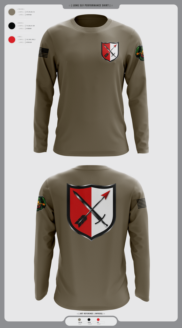 Long Sleeve Performance Shirt, 31st Chemical Brigade, Army, Teamtime, Team time, sublimation, custom sports apparel, team uniforms, spirit wear, spiritwear, sports uniforms, custom shirts, team store, custom team store, fundraiser sports, apparel fundraiser
