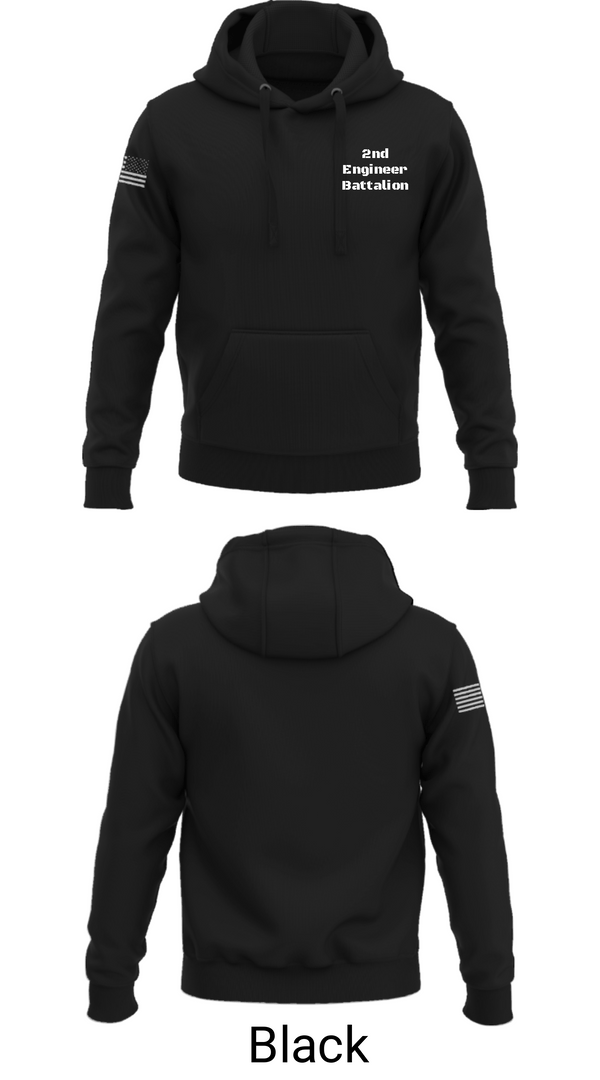 Hoodie, 2nd Engineer Battalion, Army, Teamtime, Team time, sublimation, custom sports apparel, team uniforms, spirit wear, spiritwear, sports uniforms, custom shirts, team store, custom team store, fundraiser sports, apparel fundraiser