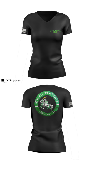 Womens Short Sleeve Vneck Shirt, , Army, Teamtime, Team time, sublimation, custom sports apparel, team uniforms, spirit wear, spiritwear, sports uniforms, custom shirts, team store, custom team store, fundraiser sports, apparel fundraiser