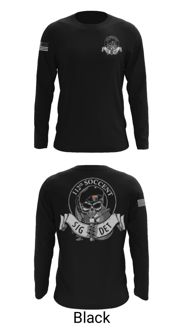 Long Sleeve Performance Shirt, 112 SOCCENT SIGDET, Army, Teamtime, Team time, sublimation, custom sports apparel, team uniforms, spirit wear, spiritwear, sports uniforms, custom shirts, team store, custom team store, fundraiser sports, apparel fundraiser