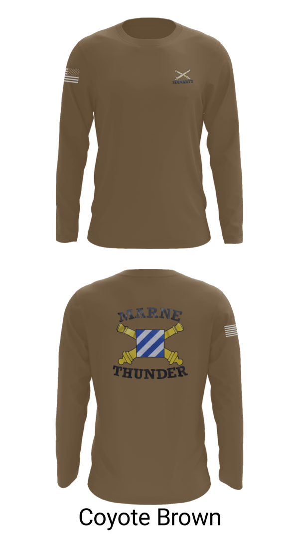 Long Sleeve Performance Shirt, 3ID divarty3ID DIVARTY, Army, Teamtime, Team time, sublimation, custom sports apparel, team uniforms, spirit wear, spiritwear, sports uniforms, custom shirts, team store, custom team store, fundraiser sports, apparel fundraiser