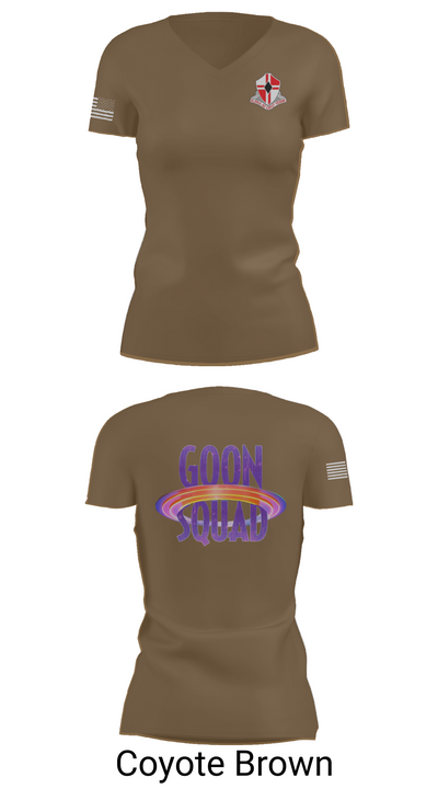 92nd Engineers 80974269 Women's Short Sleeve V-neck Shirt - 8