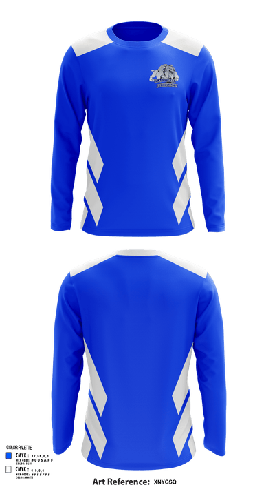 Safford High School Soccer 85483946 Long Sleeve Performance Shirt - 130