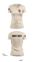 OU Army ROTC 95723228 Women's Short Sleeve V-neck Shirt - 116