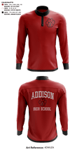 Addison High School Basketball 58655000 Quarter Zip Jacket - 41