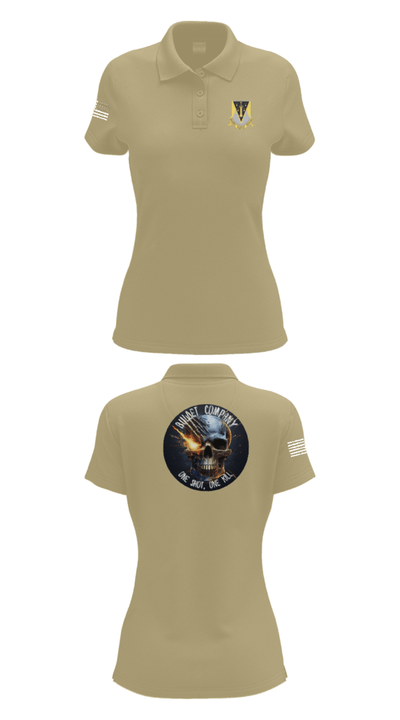 USMAPS AY 25 34180686 Women's Short Sleeve Performance Polo  - 95