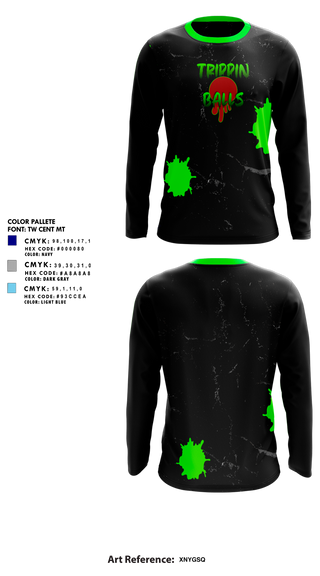 Long Sleeve Performance Shirt, Trippin Balls, Softball, Teamtime, Team time, sublimation, custom sports apparel, team uniforms, spirit wear, spiritwear, sports uniforms, custom shirts, team store, custom team store, fundraiser sports, apparel fundraiser