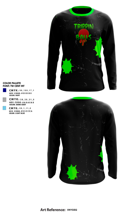 Long Sleeve Performance Shirt, Trippin Balls, Softball, Teamtime, Team time, sublimation, custom sports apparel, team uniforms, spirit wear, spiritwear, sports uniforms, custom shirts, team store, custom team store, fundraiser sports, apparel fundraiser