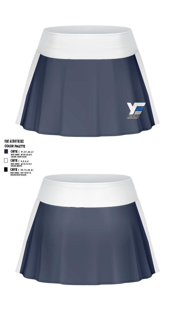 Skort, YAC Foundation (Young Athletes For Christ), Spirit Store, Teamtime, Team time, sublimation, custom sports apparel, team uniforms, spirit wear, spiritwear, sports uniforms, custom shirts, team store, custom team store, fundraiser sports, apparel fundraiser