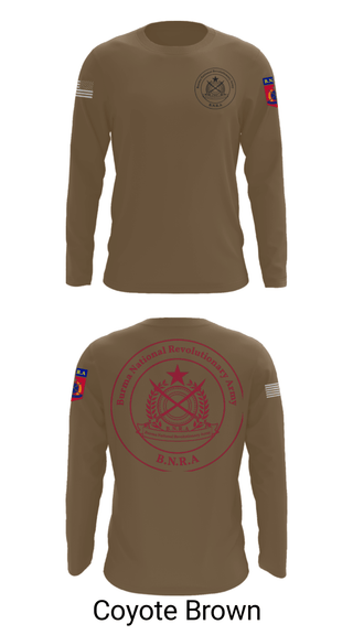 Long Sleeve Performance Shirt, B.N.R.A, Army, Teamtime, Team time, sublimation, custom sports apparel, team uniforms, spirit wear, spiritwear, sports uniforms, custom shirts, team store, custom team store, fundraiser sports, apparel fundraiser