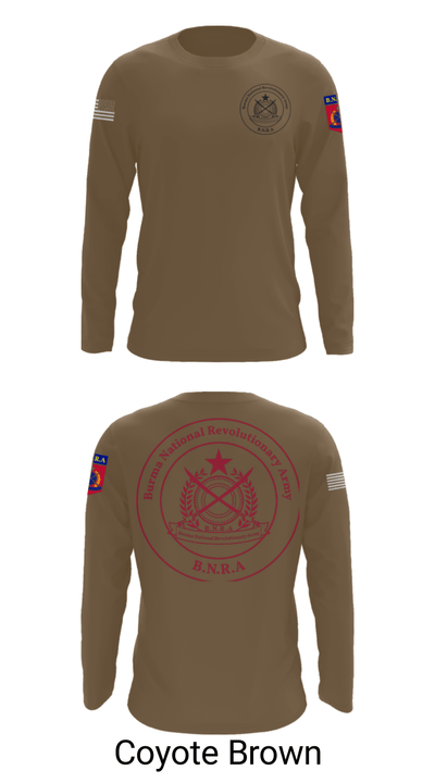 B.N.R.A 22892000 Long Sleeve Performance Shirt - 6