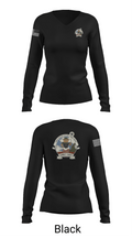 Chimney troops 46116890 Women's Long Sleeve V-neck Shirt - 35