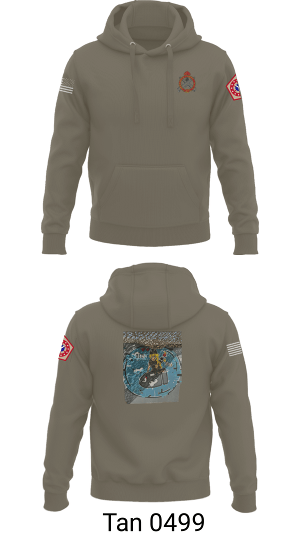 Hoodie, 34th DSB, Army, Teamtime, Team time, sublimation, custom sports apparel, team uniforms, spirit wear, spiritwear, sports uniforms, custom shirts, team store, custom team store, fundraiser sports, apparel fundraiser
