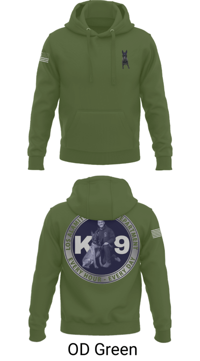 Los Alamitos Police K9 92789810 Hoodie - 55