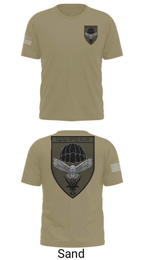 Short Sleeve Performance Shirt, 8.FschJgRgt 26, Army, Teamtime, Team time, sublimation, custom sports apparel, team uniforms, spirit wear, spiritwear, sports uniforms, custom shirts, team store, custom team store, fundraiser sports, apparel fundraiser